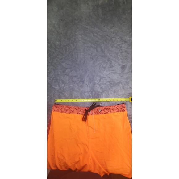 Hurley Size 38 Phantom Beach Board Shorts Orange Beach Surf C28-7 - Picture 3 of 8